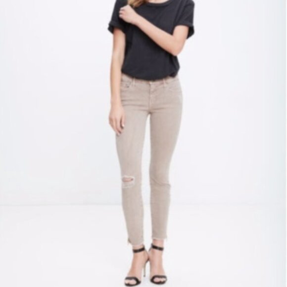 Mother Denim jeans looker zip fray size 24 - Picture 3 of 12